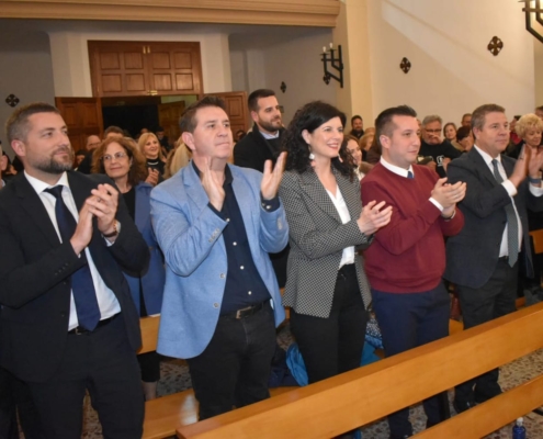 Cabañero asiste en Caudete al concierto de ‘Cancionero Upsala’ en la Iglesia del Convento de las Madres Carmelitas