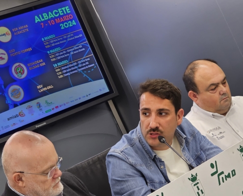 El diputado de Deportes participa en la presentación de los cuartos de final de la Champions League de baloncesto en silla de ruedas