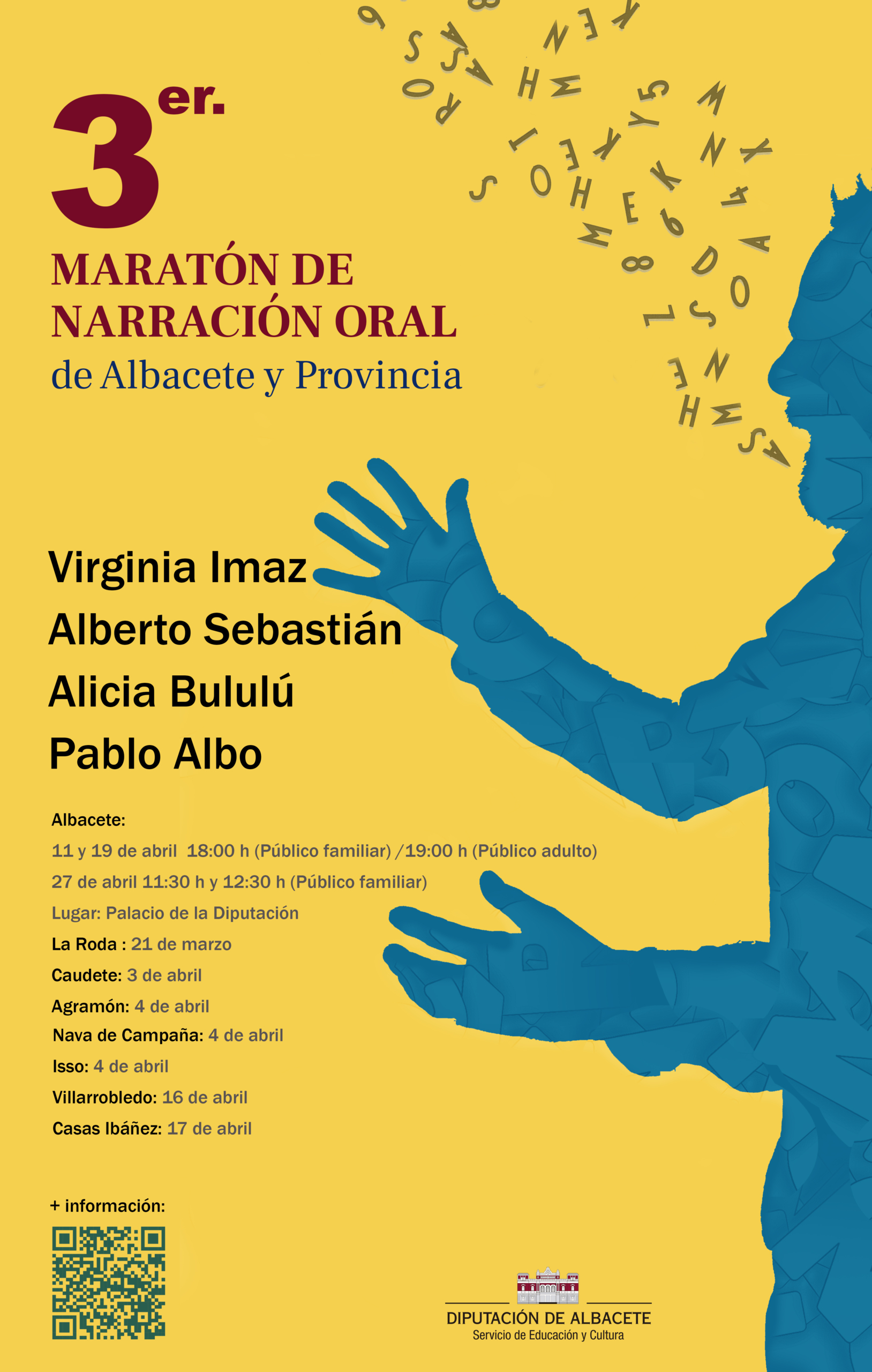 cartel 3er maratón de narración oral 2024