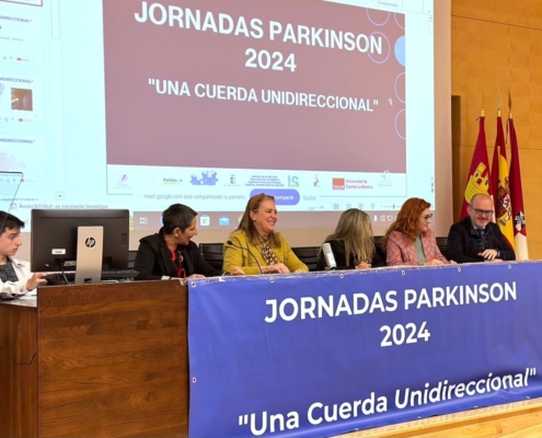 El diputado provincial de Sanidad durante la apertura de las Jornadas Parkinson 2024 en la Facultad de Medicina de Albacete