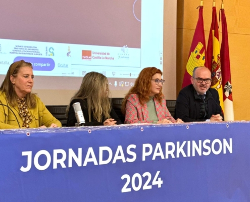 El diputado provincial de Sanidad durante la apertura de las Jornadas Parkinson 2024 en la Facultad de Medicina de Albacete