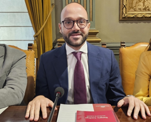 Imagen del vicepresidente provincial y portavoz del Grupo del PSOE en la Diputación