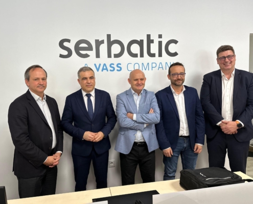 José Antonio Calvo felicita a Serbatic por la inauguración de sus nuevas oficinas y reitera el compromiso de la Diputación de Albacete con la i ...