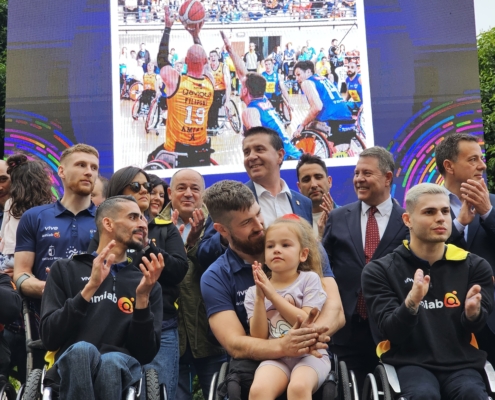 Albacete ‘celebra’ al Campeón de la Champions Cup: el BSR Amiab, y la Diputación no falta a la cita