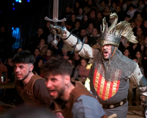 Uno de los momentos de la Embajada Mora Nocturna de Almansa 2024