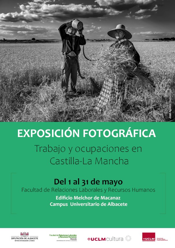 cartel exposición fotográfica trabajo y ocupaciones en clm