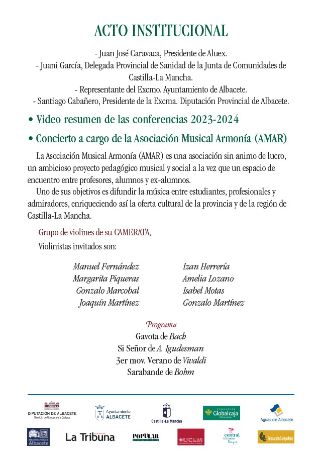conferencia clausura aluex 2024