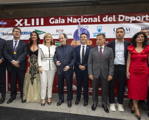 Foto de familia en el Photocall de la 43 Gala Nacional del Deporte