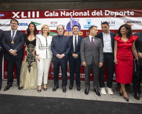 Foto de familia en el Photocall de la 43 Gala Nacional del Deporte