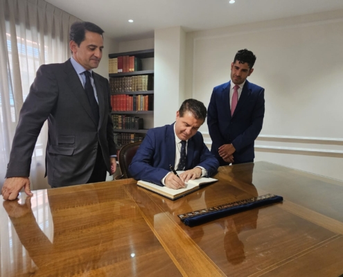 Santi Cabañero celebra la inauguración de la nueva sede del Colegio de la Abogacía de Albacete