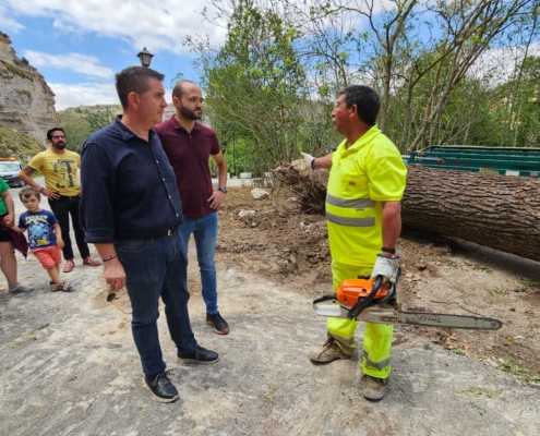 Cabañero avanza que el Gobierno Provincial de Albacete va a habilitar una partida específica de ayudas para los pueblos más afectados por las t ...