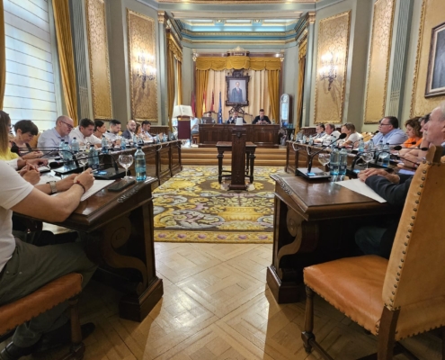 Imagen general en el Pleno Provincial del 18 de julio 2024