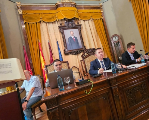 Mesa Presidencial en el Pleno Provincial del 18 de julio 2024