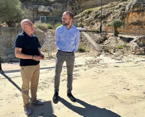 Visita a las labores que se realizan en Chinchilla tras la DANA del 29 de junio