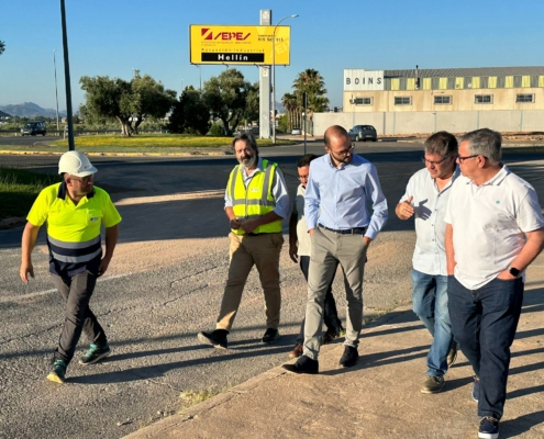 Visita a las labores que se realizan en Chinchilla tras la DANA del 29 de junio