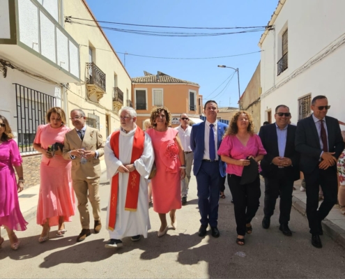 El presidente de la Diputación de Albacete visita Navas de Jorquera con motivo de las Fiestas en honor a San Eleuterio y San Liberato