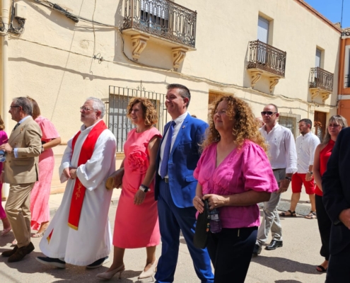 El presidente de la Diputación de Albacete visita Navas de Jorquera con motivo de las Fiestas en honor a San Eleuterio y San Liberato