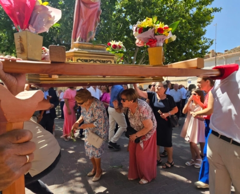 El presidente de la Diputación de Albacete visita Navas de Jorquera con motivo de las Fiestas en honor a San Eleuterio y San Liberato