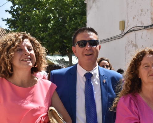 El presidente de la Diputación de Albacete visita Navas de Jorquera con motivo de las Fiestas en honor a San Eleuterio y San Liberato