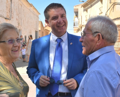 El presidente de la Diputación de Albacete visita Navas de Jorquera con motivo de las Fiestas en honor a San Eleuterio y San Liberato