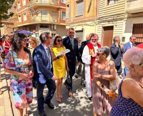 Santi Cabañero participa en las Fiestas que Villamalea celebra en honor al Santísimo Cristo de la Misericordia