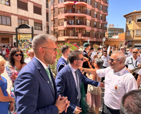 Santi Cabañero participa en las Fiestas que Villamalea celebra en honor al Santísimo Cristo de la Misericordia