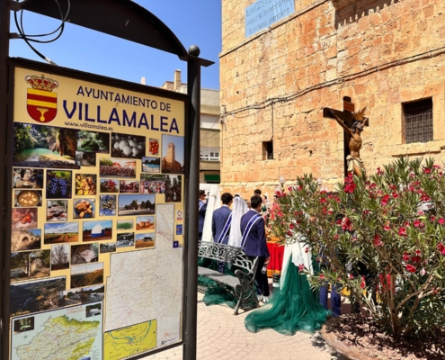 Santi Cabañero participa en las Fiestas que Villamalea celebra en honor al Santísimo Cristo de la Misericordia