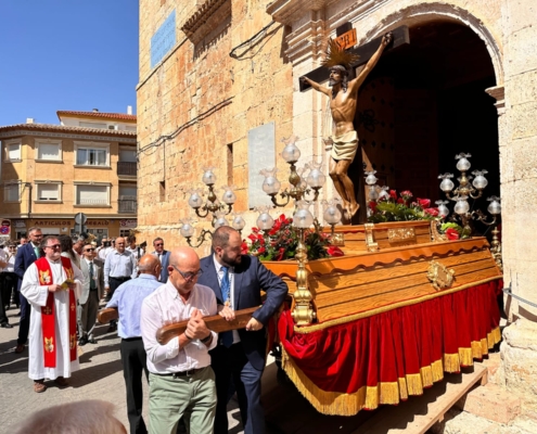 Santi Cabañero participa en las Fiestas que Villamalea celebra en honor al Santísimo Cristo de la Misericordia