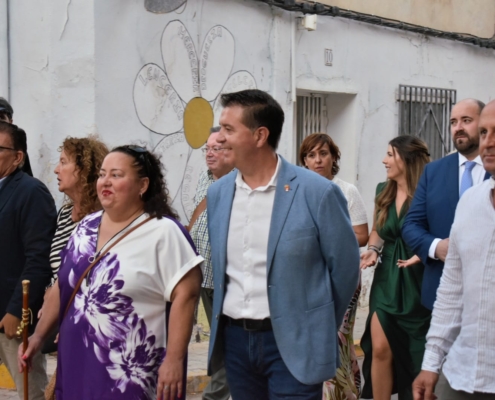 El presidente provincial ‘repite’ compartiendo con los vecinos y vecinas de Fuentealbilla el inicio de las Fiestas Patronales en honor al Sant ...