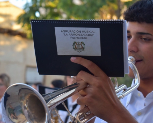 El presidente provincial ‘repite’ compartiendo con los vecinos y vecinas de Fuentealbilla el inicio de las Fiestas Patronales en honor al Sant ...