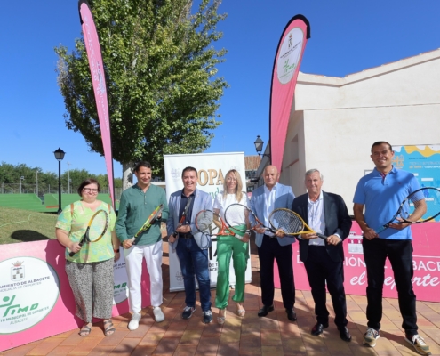 La Diputación de Albacete reafirma su apoyo al deporte en la presentación de la II Copa Leyendas del Tenis