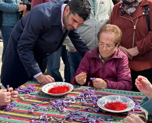 La Diputación de Albacete muestra su apoyo al Festival de la Rosa del Azafrán de Santa Ana para continuar poniendo en valor este cultivo, su cul ...