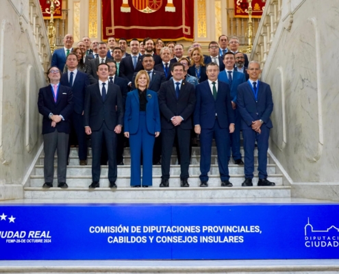 Santi Cabañero participa en la reunión de la Comisión de Diputaciones Provinciales, Cabildos y Consells Insulars de la FEMP en Ciudad Real