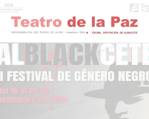 Programación en el Teatro de la Paz. Noviembre de 2024