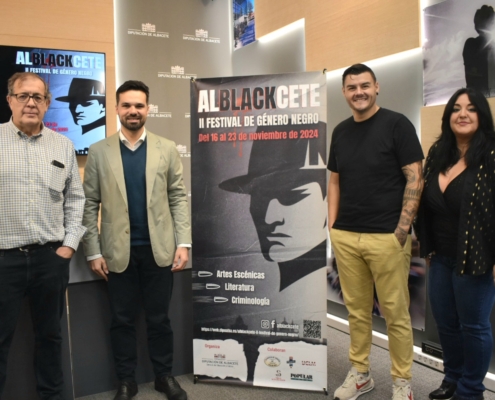 La II edición del Festival de Género Negro de Albacete, Alblackcete, regresa con novedades de la mano de la Diputación  del 16 al 23 de noviembre