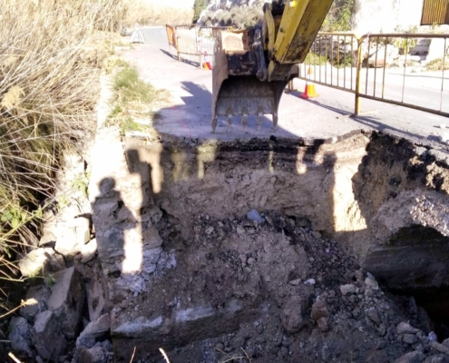 La Diputación de Albacete invierte más de 130.000 euros en una obra de emergencia para garantizar la seguridad vial en la AB-4002 (Las Minas, He ...