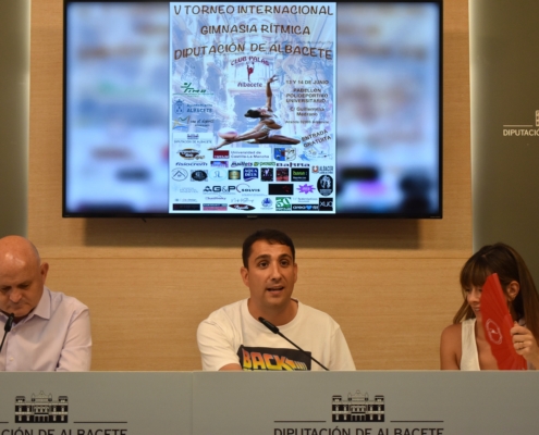 La Diputación pone por primera vez su nombre al V Torneo  Gimnasia Rítmica que se celebra este fin de semana en Albacete