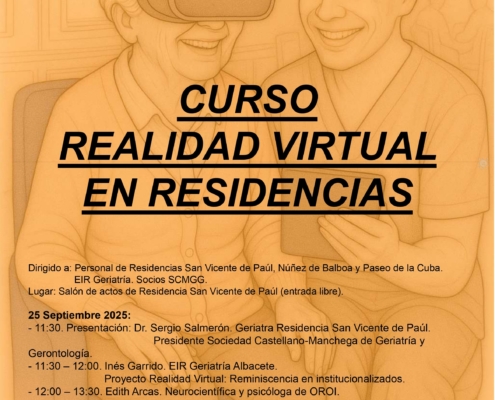 La Diputaci&oacute;n de Albacete impulsa desde &lsquo;San Vicente de Pa&uacute;l&rsquo; un innovador curso sobre el uso de la Realidad Virtual en residencias de mayores