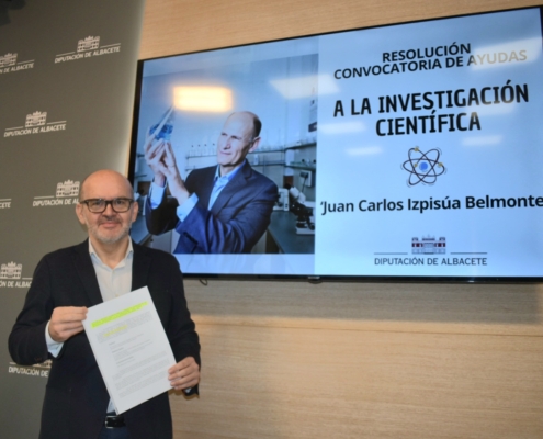 Las ayudas a la investigaci&oacute;n &lsquo;Juan Carlos Izpis&uacute;a  Belmonte&rsquo; de la Diputaci&oacute;n de Albacete triplican el n&uacute;mero de proyectos beneficiados e ...
