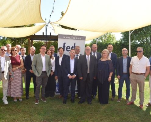 La Diputaci&oacute;n participa en el XIII Encuentro Empresarial de FEDA en la Feria de Hell&iacute;n, subrayando la importancia del di&aacute;logo y la unidad de ac ...
