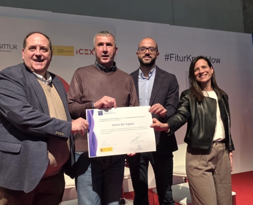 La Sierra del Segura recibe en FITUR 2026 el diploma de Destino Novel SICTED con el respaldo de la Diputaci&oacute;n de Albacete