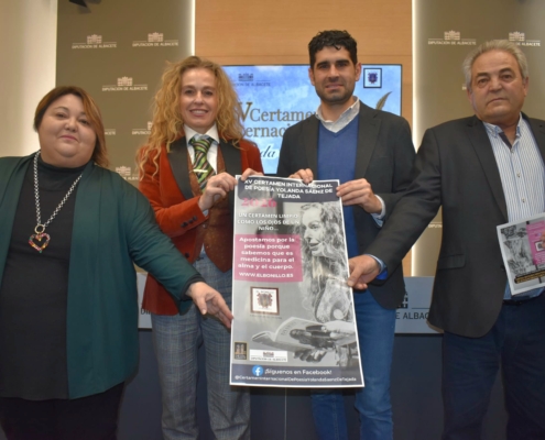El Certamen Internacional de Poes&iacute;a &lsquo;Yolanda S&aacute;enz de Tejada&rsquo; cumple XV ediciones &ldquo;m&aacute;s vivo que nunca&rdquo; de la mano del Ayuntamiento de E ...