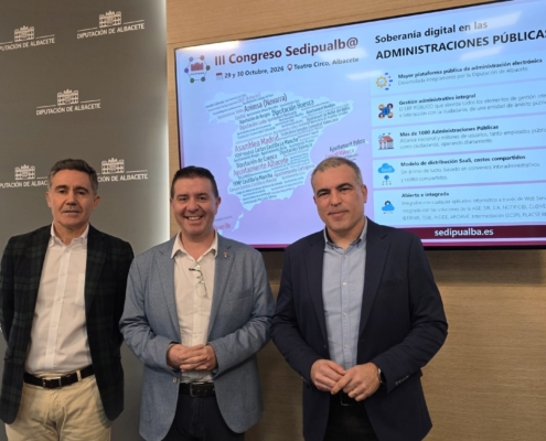 Caba&ntilde;ero pone en valor Sedipualb@ como ejemplo de innovaci&oacute;n p&uacute;blica en la presentaci&oacute;n del III Congreso de la plataforma de administraci&oacute;n e ...