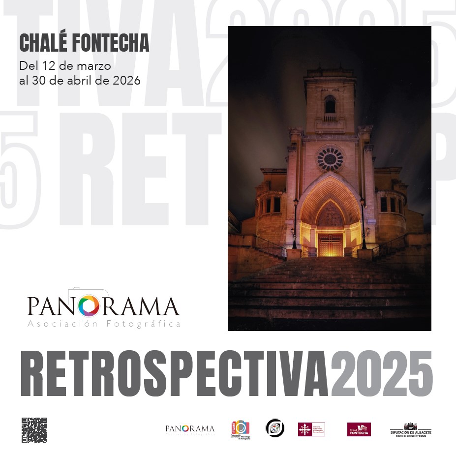 cartel retrospectiva2025_panorama chalé fontecha