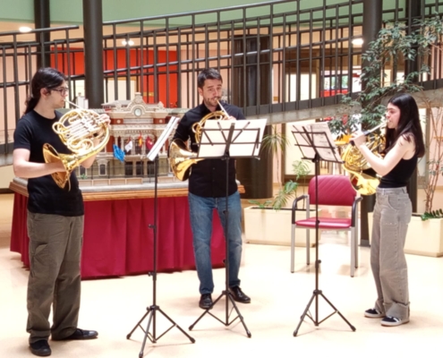 Recital de m&uacute;sica con alumnos de Trompa del Real Conservatorio de M&uacute;sica y Danza de Albacete.