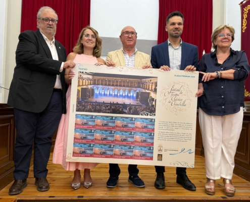 El Festival de Teatro Cl&aacute;sico de Chinchilla, protagonista de un sello de Correos en la conmemoraci&oacute;n de su 30 aniversario