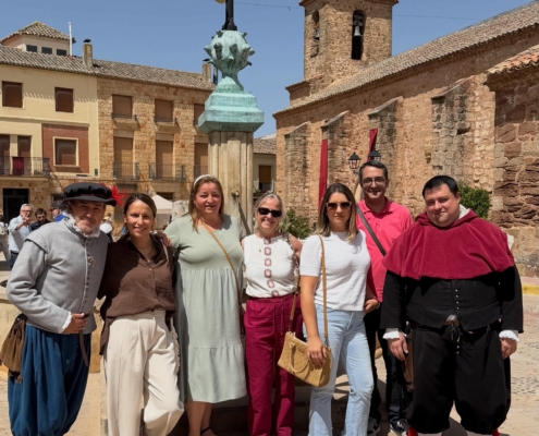 Arrancan con &eacute;xito en Villapalacios las jornadas &lsquo;590 a&ntilde;os de una historia com&uacute;n&rsquo; en torno  al Se&ntilde;or&iacute;o de las Cinco Villas