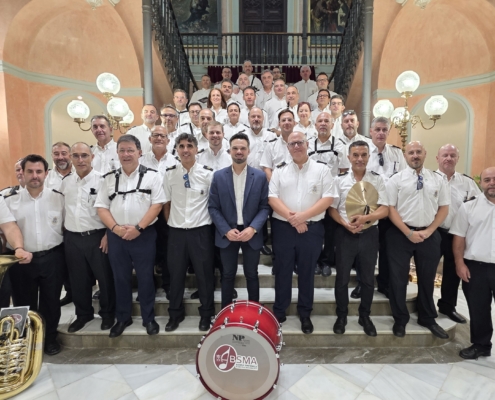 La Diputaci&oacute;n de Albacete abre sus puertas a la Banda Sinf&oacute;nica Municipal y reivindica la m&uacute;sica como &ldquo;motor cultural de la provincia&rdquo;