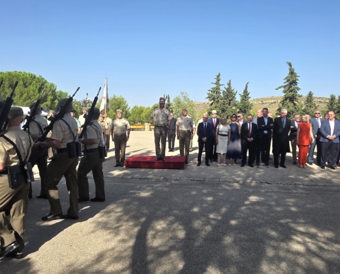 La Diputaci&oacute;n de Albacete pone en valor el papel estrat&eacute;gico del CENAD de Chinchilla durante la conmemoraci&oacute;n del D&iacute;a de la unidad
