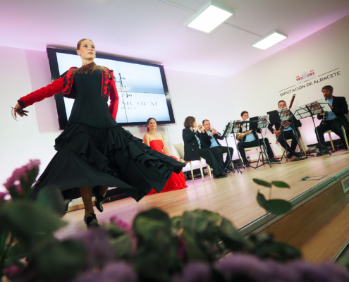 &lsquo;Ra&iacute;ces&rsquo; de Falla suena en el estand de la Diputaci&oacute;n de la mano del Quinteto Collis Musicae y el talento vinculado al Real Conservatorio